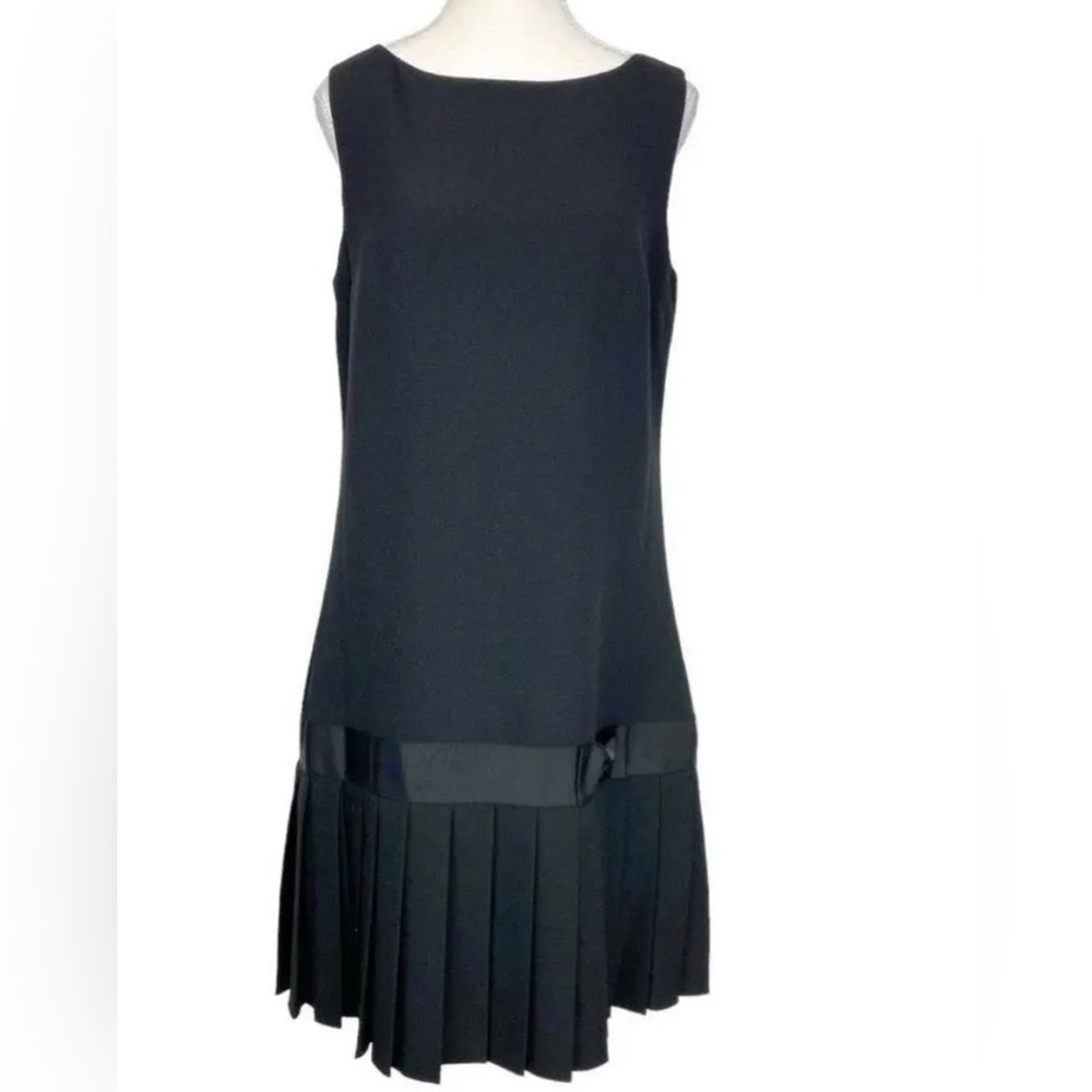 Karl Lagerfeld Black Trumpet Ribbon Bow
Wiggle Flare Shift Sheath Dress size 14.